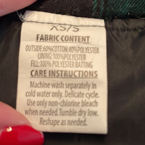 Buffalo Plaid Small Pet Coat - Picture 3 of 6